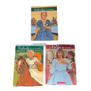 ❤️ 3 AMERICAN GIRL FELICITY & NELLIE BOOKS